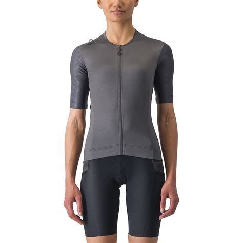 Castelli Maillot Manches Courtes Femme Unlimited Pro Dark Grey