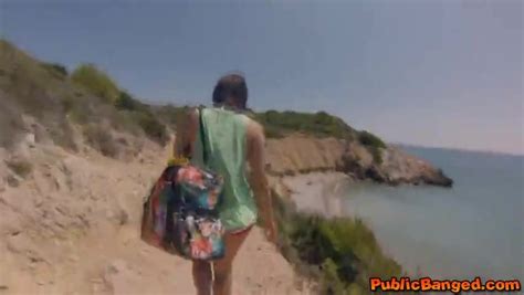 Incredibly Hot Babe Valentina Nappi Fucked On A Beach In Public PornRabbit