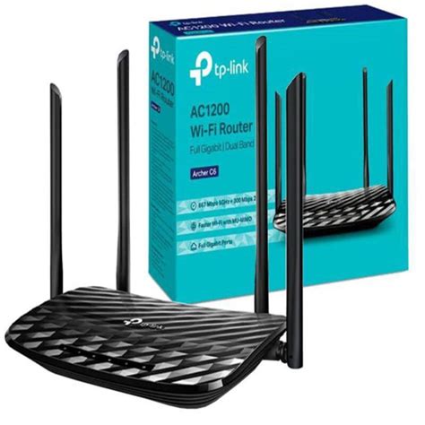 Roteador Tp-Link Ac1200 - Archer C6 Wireless Dual Band Preto no Shoptime