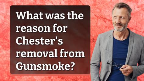 What was the reason for Chester's removal from Gunsmoke? - YouTube