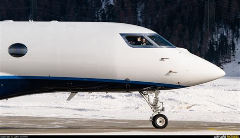 G ULFX Private Gulfstream Aerospace GVII G600 At Samedan Engadin