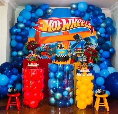 Bonitas Ideas Para Decorar Fiesta Tem Tica De Hot Wheels Hotwheels Birthday Party Cars Birthday