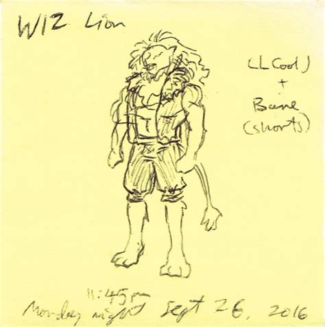 The Wiz Lion By Hand Sam Art On Deviantart