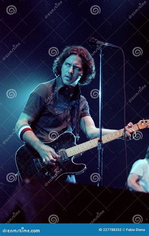 Pearl Jam , The Singer Of Pearl Jam, Eddie Vedder, During The Concert