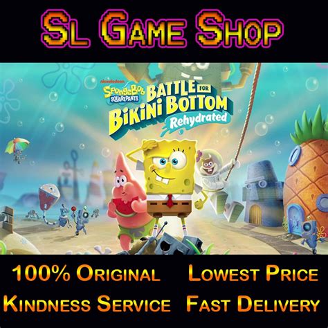 Spongebob Squarepants Battle For Bikini Bottom Rehydrated Pc Steam Original Game Shopee