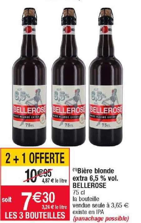 Promo Bi Re Blonde Extra Vol Bellerose Chez Cora Icatalogue Fr