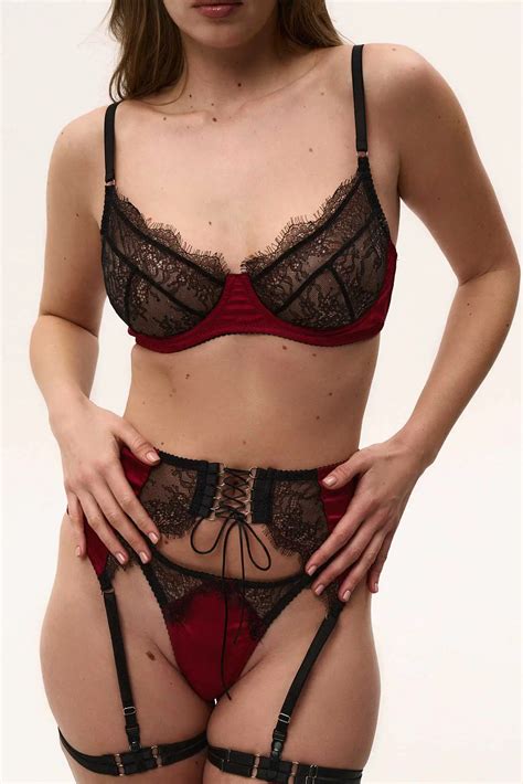 Red Lingerie Sexy Red Lingerie Red Lace Lingerie For Women IDENTITY LINGERIE