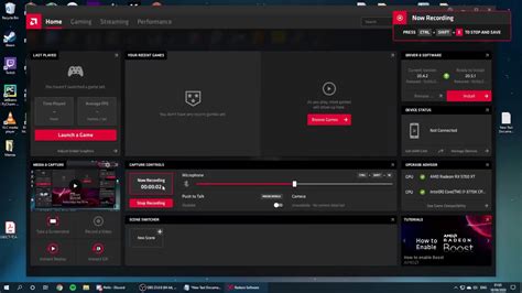Amd Radeon Relive How To Fix Recording And Instant Replay Youtube