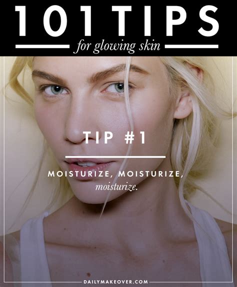 101 Tips For Glowing Skin