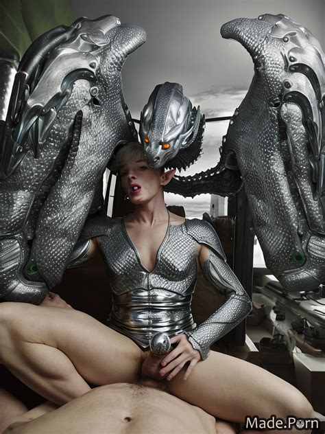 Porn Image Of Lime Big Cock Green Demon Horns Chrome Black Emerald Created By AI