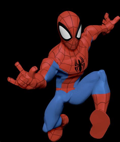 spider man action pose png image