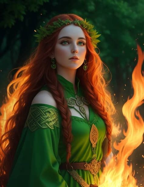 Analyzing Brigid Celtic Goddess Of Fire Poetry