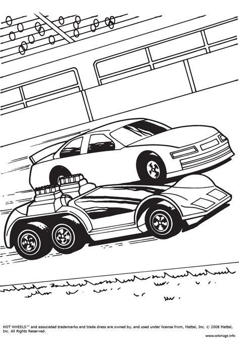 Coloriage Hot Wheels Voitures Jecolorie