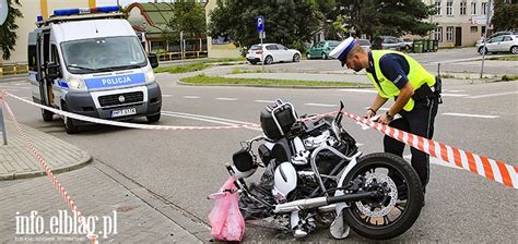 Wypadek motocyklisty z toyotą Mężczyzna jest w dość poważnym stanie