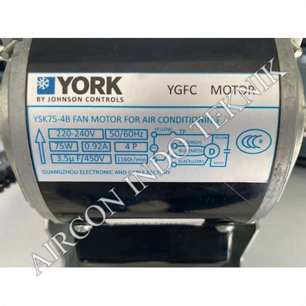 Dinamo Motor Air Conditioning Fcu Double Blower Ysk Watt Aircon