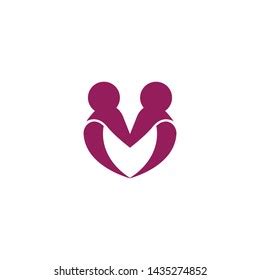 Love Relationship Sex Logo Concept Couple Stock Vector Royalty Free 2077634635 Shutterstock
