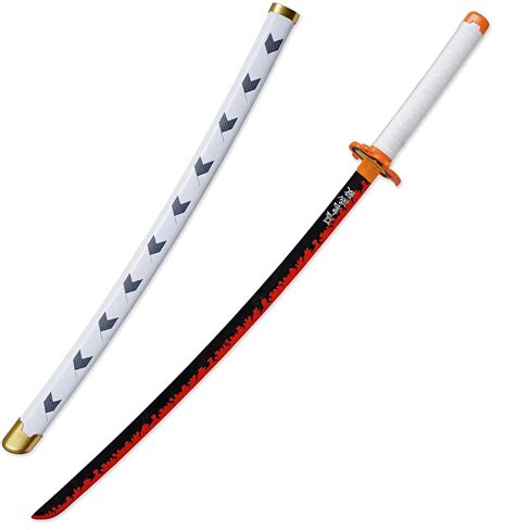 Buy Suklier Demon Slayer Blade Cos Wooden For Rengoku Kyoujurou Prop