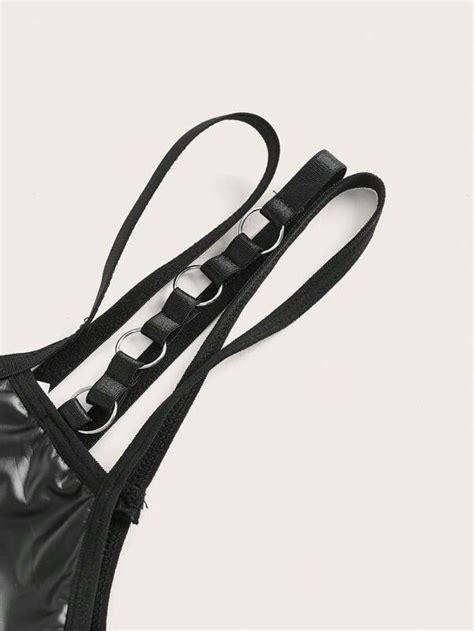 Ring Linked Harness Lingerie Set With Choker For Sale Australia New Collection Online Shein