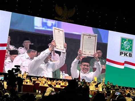 Gerindra Pkb Resmi Koalisi Di Pilpres 2024