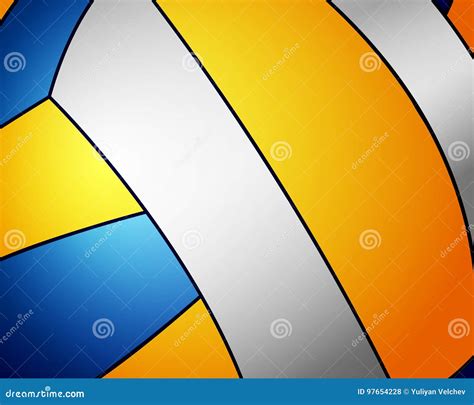 Volleyball Texture Vector Illustration 41686448