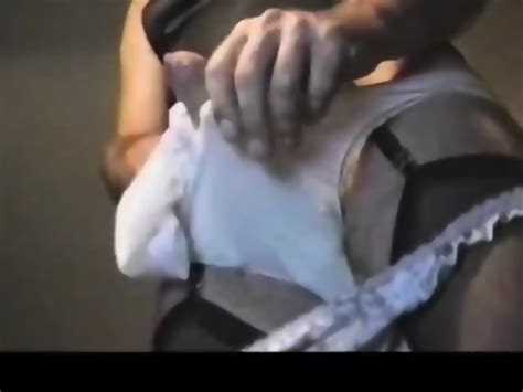 First Time With Pad In Panties Vintage Amateur Crossdresser Fun