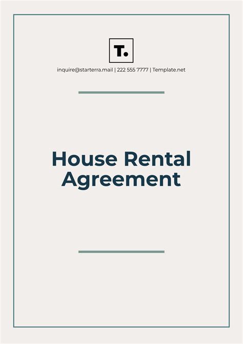 Free Ssi Rental Agreement Template To Edit Online