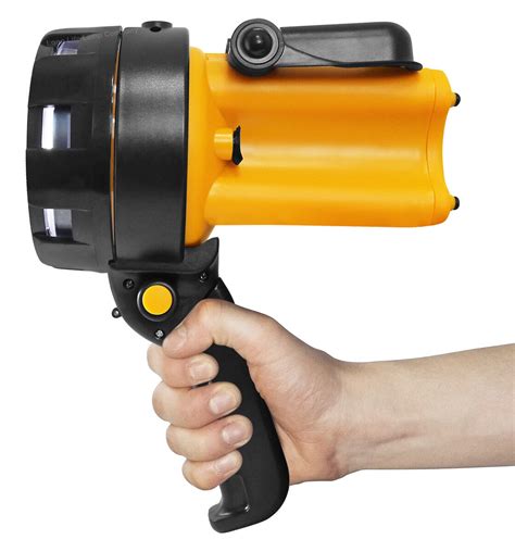 Rechargeable LED Work Light Torch 1 Million Candle Power Spotlight Hand ...