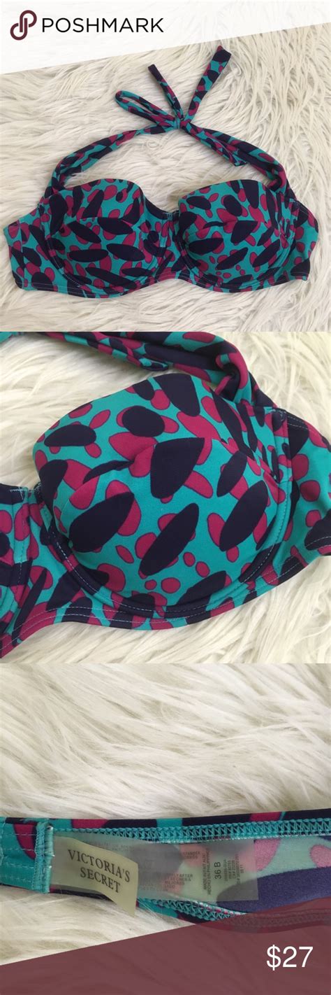 FIRMVictoria Secret Demi Cup Halter Bikini Top Fashion Bikini Tops