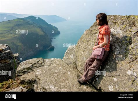 Valley Of The Rocks Lynton Lynmouth North Devon Stock Photo Alamy