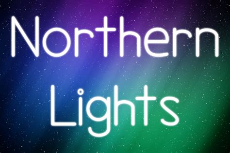 Northern Lights Font By Mistis Fonts Fontspace