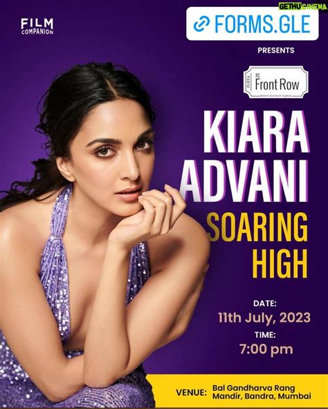 Kiara Advani Instagram Looking Forward To A Great Conversation See