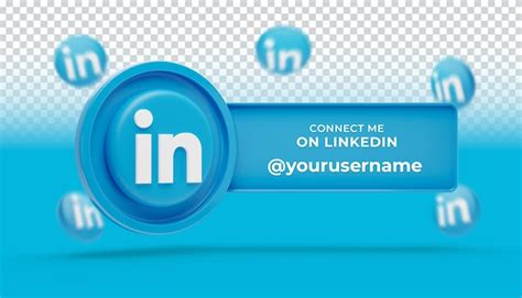 Premium PSD Linkedin 3d Rendered Social Media Banner