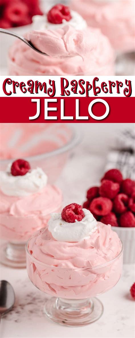 Creamy Raspberry Jello Butter With A Side Of Bread