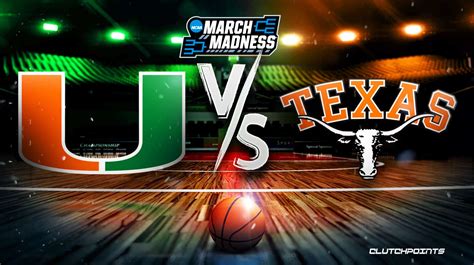 March Madness Odds Miami Texas Elite Eight Prediction Pick How To Watch