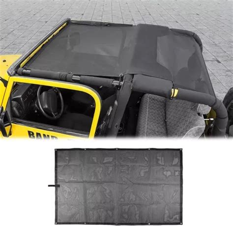 Jwwy Jeep Tj Sunshade Mesh Sun Shade Bikini Top Meses Sin Inter S