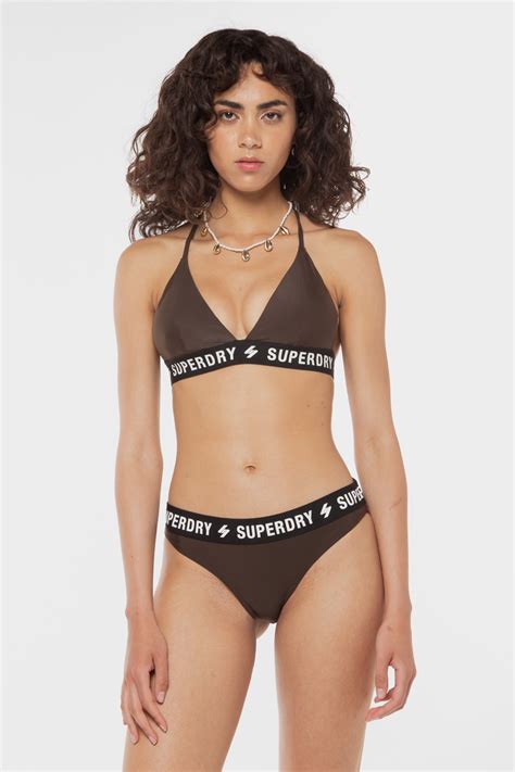 Μαγιό Σλιπ Code Elastic Bikini Brief SUPERDRY ΚΑΦΕ Bloobox