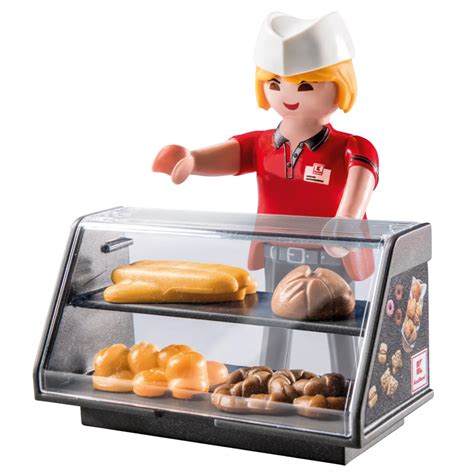 Playmobil 71552 City Life Kaufland Brotverkäuferin Bäckerei Theke