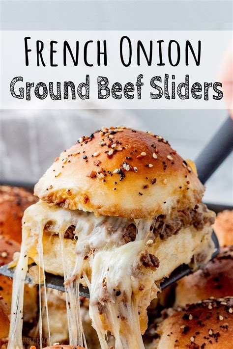 French Onion Ground Beef Sliders Artofit