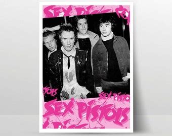 Sex Pistols Poster Etsy Uk