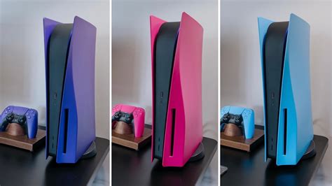Ps5 Console Covers Purple Pink And Blue Spawnpoiint