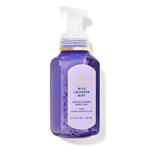 Bath Body Works BBW 泡沫慕斯洗手液薰衣草薄荷Wild Lavender Mint 259ML