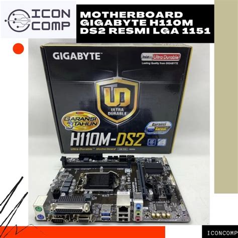 Jual MOTHERBOARD GIGABYTE H110M DS2 RESMI LGA 1151 Di Lapak Iconcomp