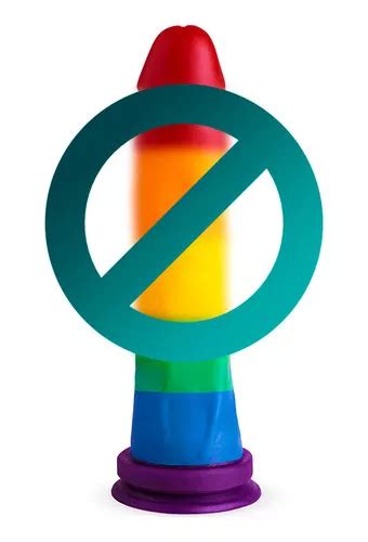 Prótese Pênis De Borracha Dildo Arco íris Ventosa cm MercadoLivre