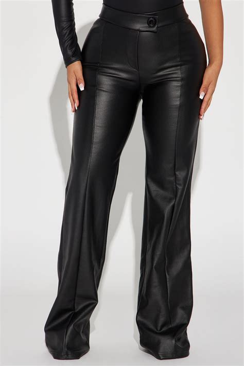 Call It Even Faux Leather Dress Pants Black Fashion Nova Pants