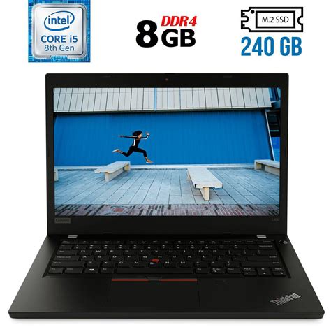 Ноутбук Lenovo ThinkPad L490/ 14" (1920x1080)/ Core i5-8265U/ 8 GB RAM ...