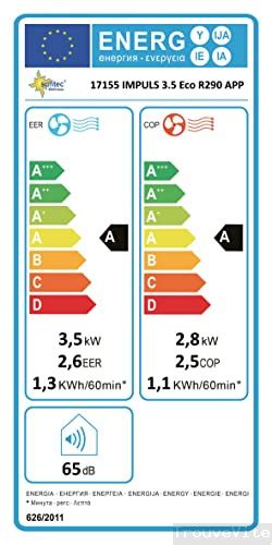 Suntec Climatiseur Mobile Impuls Eco R App D Shumidificateur