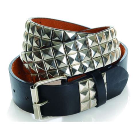 Partymart Punk Studded Belt Blacksilver