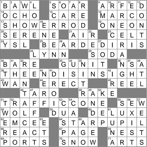 LA Times Crossword 8 Apr 24, Monday - LAXCrossword.com