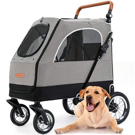 Dog Stroller For Medium To Large Dogs：lightweight And Foldable Kenyone