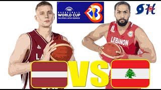 Latvia Vs Lebanon Basketball Live Play By Play Fiba Basketball World